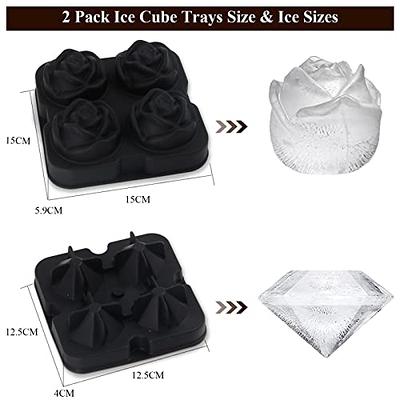 Fancy Ice Cube Tray - 4pcs