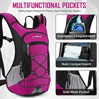 MIRACOL Hydration Backpack with 2L Water Bladder, Insulated Water