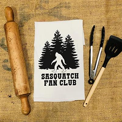 Funny Kitchen Towels - Housewarming Gifts, Tea Towels, Decorative Dish  Towels (Sasquatch Fan Club) - Yahoo Shopping