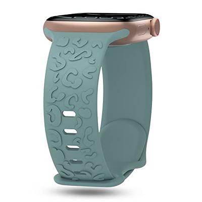 Apple Watch Band Women Silicone Strap Leopard Floral IWatch Ultra SE 8 7 6  5 4 3