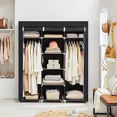 Portable Closet, Closet Storage with 6 Shelves, Clothes Rack with