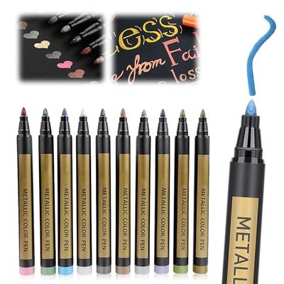 Hethrone Permanent Markers for Adult Coloring, 72 Assorted Colors Markers,  Colored Marker Pens Work on Plastic, Wood, Stone, Metal and Glass