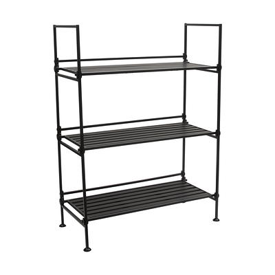 Mainstays 3-Shelf Bookcase with Adjustable Shelves, Espresso 