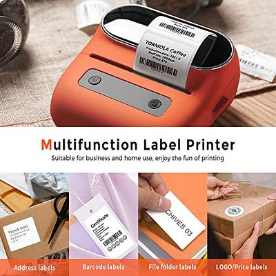  MARKLIFE Label Maker Machine with 3 Tapes Barcode Label  Printer - Mini Portable Bluetooth Thermal Labeler for Address Clothing  Jewelry Retail Barcode Small Business Home Office Compatible Phones &PC :  Office Products