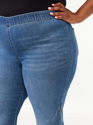 Sofia Jeans by Sofia Vergara Women's Adora High Rise Curvy Girlfriend Jeans  