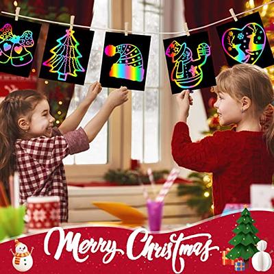  ZMLM Gift Christmas for Girl Art-Craft Kit: Rainbow Scratch  Paper Magic Art Craft Project Supply Toddler Drawing Activity Kid Travel  Toy Age 3-12 Year Old Birthday Gift : Toys & Games