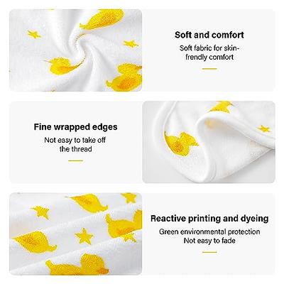 MUKIN Baby Muslin Washcloths - Natural Muslin Cotton Baby Wipes - Soft Newborn Baby Face Towel and Muslin Washcloth for Sensitive