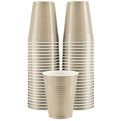 Plastic Cups 18 oz Gold (50 Pack)