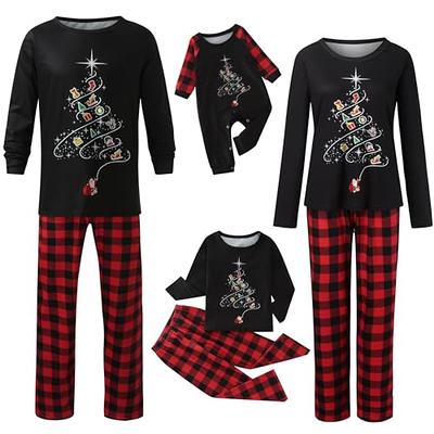 WDIRARA Men's Plaid Button Pajama Set