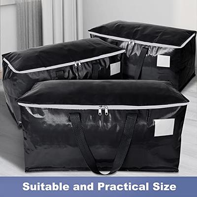 StorageRight Heavy Duty Moving Boxes-Moving Bags with Zipper, Reinforced  Handles and Tag Pocket-Collapsible Moving Supplies-Totes for Storage Great  for moving, Storage and Travel 93L(Black-10 Pack) - Yahoo Shopping