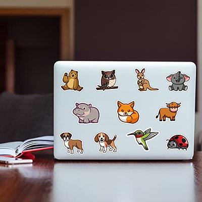 100pcs Cute Animal Stickers,vinyl Waterproof Stickers For  Laptop,bumper,skateboard,water Bottles,computer,phone, Cute Animal Stickers  For Kids Teens (