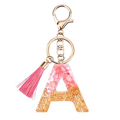 Suweibuke Cute Beige Key Chains for Women Girls, Initial Letter Keychains  with White Tassel, Charms for Key Handbags Backpacks (M) - Yahoo Shopping