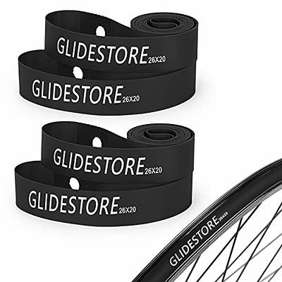 GLIDESTORE 4 Pack Bicycle Rim Strip Rim Tape for Road Bike MTB