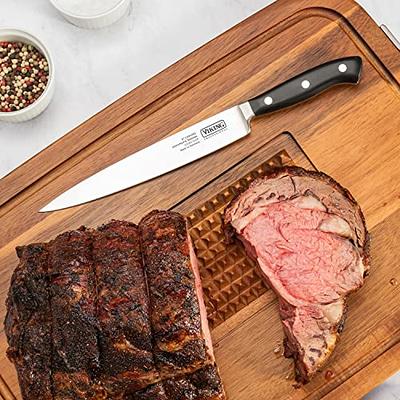 Chicago Cutlery Walnut Tradition 5 in. stainless steel full tang steak knife  4-piece set B144 - The Home Depot