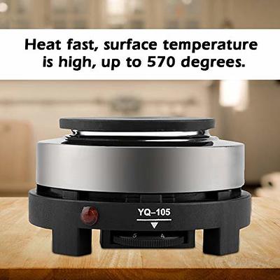 Portable Electric Iron Stove Mini Hotplate Adjustable Temperature