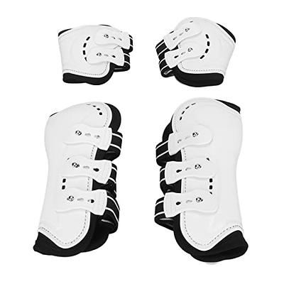4 Pcs Front Hind Horse Tendon Boots, Breathable Design Horse Boots, PU  Neoprene Open Front Jumping Tendon Horses Boots with Ventilation Holes for  Jumping, Trail Riding, Turnout (M) - Yahoo Shopping