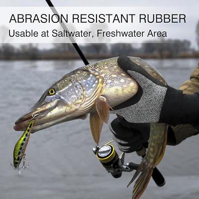 Fishing Gloves Non Slip Rubber Fishing Gloves  