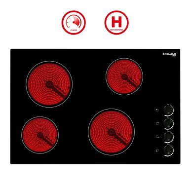 Elexnux Double Infrared Burner 7.1 in. White-Marble Countertop Hot