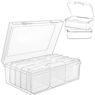 Rocutus 24 Pack Small Clear Plastic Storage Containers with Lids,Beads  Storage Box with Hinged Lid for Beads,Earplugs,Pins, Small Items, Crafts,  Jewelry, Hardware (2.9x2.9 x1 & 2.1x2.1 x0.8 Inches) - Yahoo Shopping