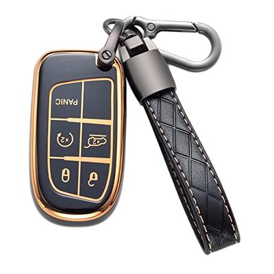  Gematay for Ford Key Fob Cover with Keychain Lanyard