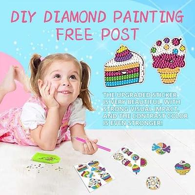 5D DIY Diamond Painting Stickers Kits for Kids and Adult Beginners, Stick -  Shaped Paint Marked with Diamonds by Numbers, Kids Gift