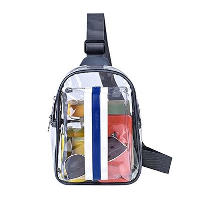 Paxiland Clear Backpack Small Stadium Approved for Women Clear Bag