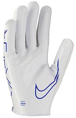 Nike Vapor Jet 5.0 Football Receiver Gloves White/Chrome Small