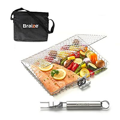 Grill Basket Grill Accessories Bbq Grilling Basket Folding