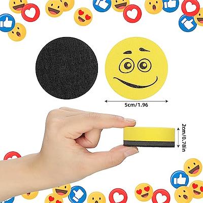 10 Pcs Black /Yellow /Green Magnetic Whiteboard Dry Eraser Chalkboard  Cleansers Wiper For Classroom Office Whiteboard