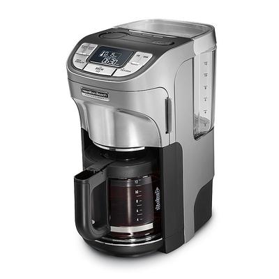 Hamilton Beach 12-Cup White Programmable Drip Coffee Maker, While