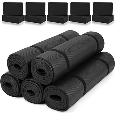 BalanceFrom + All-Purpose 1/2 In. Extra Thick High Density Anti Tear  Exercise Yoga Mat and Knee Pad with Carrying Strap 