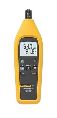 Pyle Meters Indoor Humidity and Temperature Monitor-Portable Digital  Hygrometer Thermometer,Moisture Temperature and Humidity Sensor Gauge w/  Dew