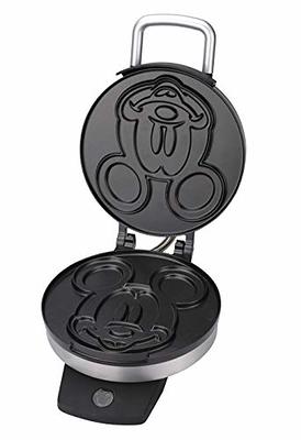 Disney Silver Mickey Mouse Double Flip Waffle Maker