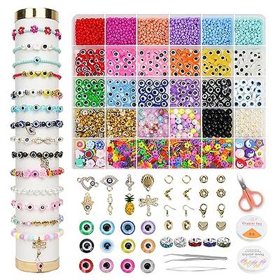 JQEEYGV 3380pcs Evil Eye Beads for Jewelry Making Evil Eye