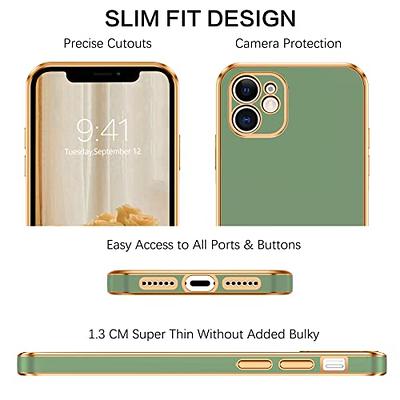 Shockproof Matte Case Compatible for iPhone 11 Pro Case, with Soft TPU  Bumper Slim Phone Case Compatible for iPhone 11 Pro, Green 