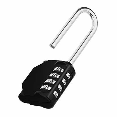 Combination Padlocks, 4 Digit Locker Padlocks for Gym Lockers