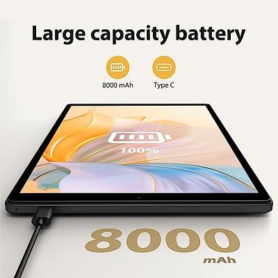 10.1 Tablet, 10 Core Processor Android Tablet, 64GB Storage 6GB RAM,  8000mAh, 1920 x 1200 HD Tablet Laptop Computer