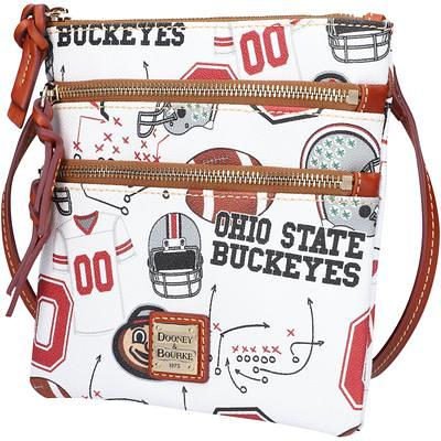 Dooney & Bourke Ohio State Buckeyes College Game Day Triple Zip Crossbody  Purse