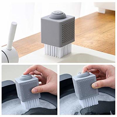 2Pcs Collapsible Paint Brush Washer, Portable Silicone