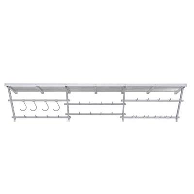 Canopia by Palram Canopia Signature W 26 in. x D 10.2 in. x H 6.5 in Plastic Shelf Kit for Greenhouse - 4 Units, Black