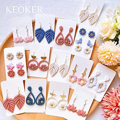 KEOKER Polymer Clay Cutters for Earrings, Spring Floral Clay Cutters,  Polymer Clay Cutters for Earrings Jewelry Making, 20 Shapes Flower Clay  Earrings Cutters (Floral Studs & Earrings Cutters) - Yahoo Shopping