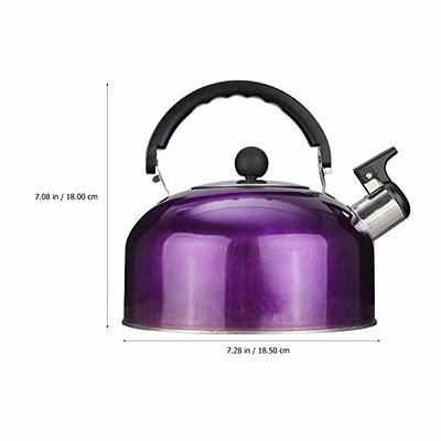 Glass Stovetop Gooseneck Kettle Ergonomic Handle Water Boiler Long