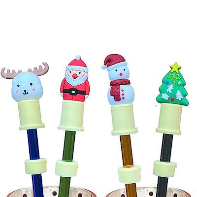 Straw Tips Cover, Reusable Straw Toppers, Cute Cartoon Reusable Straw  Sleeve , Dustproof Spill Proof Straw Protectors Compatible For Stanley Cup  Straw, Party Supplie, Chrismas Gifts, Halloween Gifts - Temu