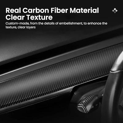 VXDAS Tesla Model 3 / Y Dashboard Cover Wrap Real Carbon Fiber