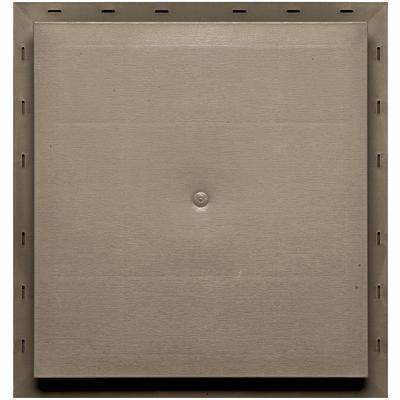 Builders Edge 15.5-in x 16.5-in Clay Vinyl Universal Mounting