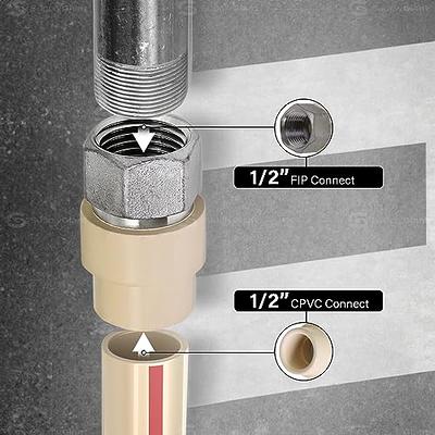 3/4 in. Tube OD x 1/2 in. FIP - Female Adapter - AB1953 Lead Free Brass  Compression Fitting