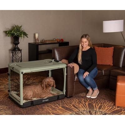 Midwest Green Canine Camper Soft Tent Dog Crate, 36.23 L X 24.61