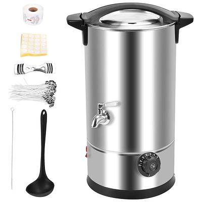 Wax Melter For Candle Making, 10 Qts Large Commercial Melting With Pour  Spout & Temperature Control - Yahoo Shopping