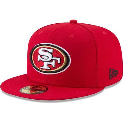 San Francisco 49ers New Era 2023 Red Sideline Cuffed Knit Hat with Pom