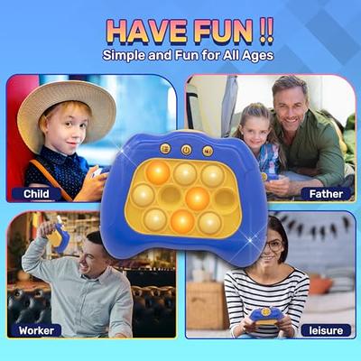 Pop Fidget Kids Games Toys, Handheld Game For Kids 4-8, Quick Push Game,  Bubble Stress Pop Light Up Game, Autism Sensory Toys Mini Games, Birthday  Gifts For 8-12 Year Old Boys, Girls - Temu